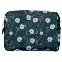 Folk Flowers Art Pattern Floral  Surface Design  Seamless Pattern Make Up Pouch (medium) by Eskimos