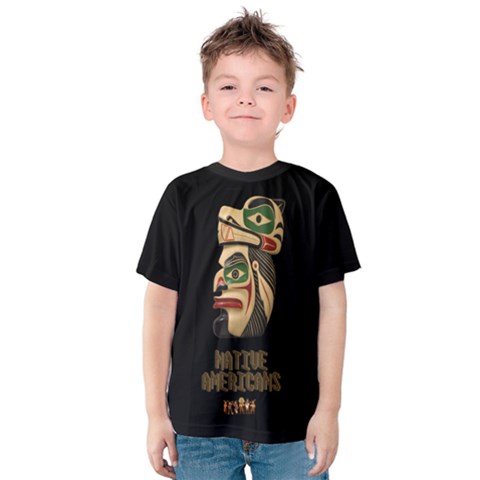 Native American Kids  Cotton Tee by Infinities