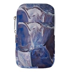 Abstract Blue Waist Pouch (small)