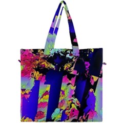 Neon Aggression Canvas Travel Bag by MRNStudios