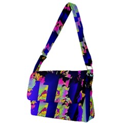 Neon Aggression Full Print Messenger Bag (l) by MRNStudios