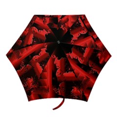 Red Light Mini Folding Umbrellas by MRNStudios