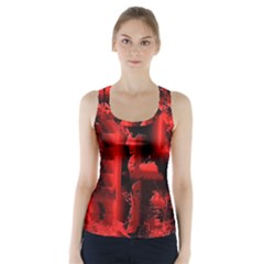 Red Light Racer Back Sports Top by MRNStudios