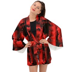 Red Light Long Sleeve Kimono by MRNStudios