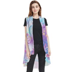 Bubble Unicorn Sleeveless Chiffon Waistcoat Shirt