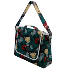 Tropical Autumn Leaves Box Up Messenger Bag