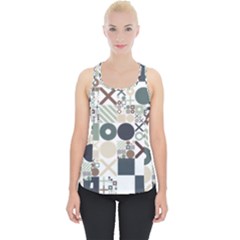 Mosaic Print Piece Up Tank Top by designsbymallika