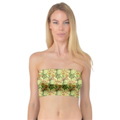 Green Pastel Pattern Bandeau Top by designsbymallika