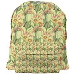 Green Pastel Pattern Giant Full Print Backpack by designsbymallika