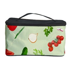 Seamless Pattern With Vegetables  Delicious Vegetables Cosmetic Storage by SychEva