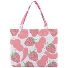 Strawberry Cow Pet Mini Tote Bag by Magicworlddreamarts1