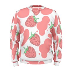 Strawberry Cow Pet Men s Sweatshirt by Magicworlddreamarts1