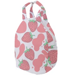 Strawberry Cow Pet Travel Backpacks by Magicworlddreamarts1