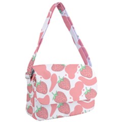 Strawberry Cow Pet Courier Bag by Magicworlddreamarts1