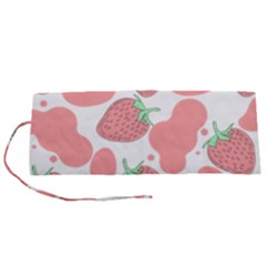 Strawberry Cow Pet Roll Up Canvas Pencil Holder (s) by Magicworlddreamarts1