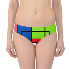 Colorful Rectangle Boxes Hipster Bikini Bottoms by Magicworlddreamarts1