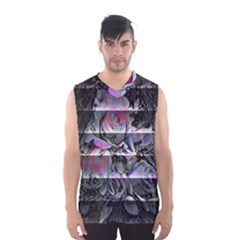 Techno Bouquet Men s Basketball Tank Top by MRNStudios