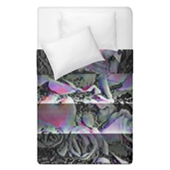 Techno Bouquet Duvet Cover Double Side (single Size) by MRNStudios