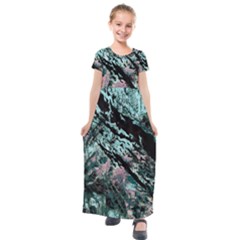 Shallow Water Kids  Short Sleeve Maxi Dress by MRNStudios