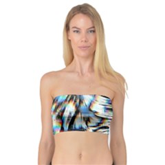 Rainbow Vortex Bandeau Top