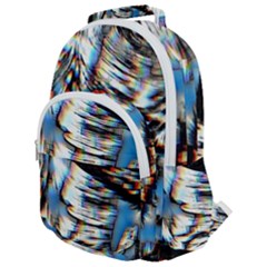 Rainbow Vortex Rounded Multi Pocket Backpack