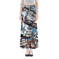 Rainbow Vortex Full Length Maxi Skirt