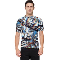 Rainbow Vortex Men s Short Sleeve Rash Guard