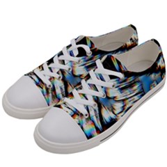 Rainbow Vortex Men s Low Top Canvas Sneakers by MRNStudios