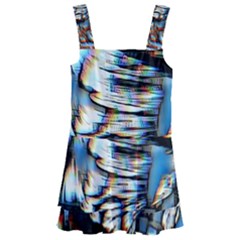 Rainbow Vortex Kids  Layered Skirt Swimsuit