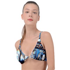 Rainbow Vortex Knot Up Bikini Top