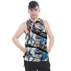 Rainbow Vortex Men s Sleeveless Hoodie