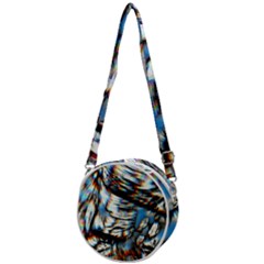 Rainbow Vortex Crossbody Circle Bag