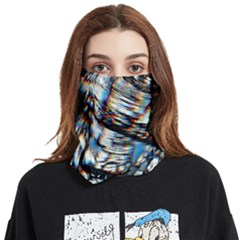 Rainbow Vortex Face Covering Bandana (Two Sides)