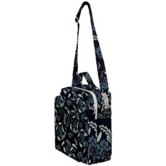 Folk Flowers Art Pattern Crossbody Day Bag