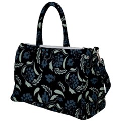 Folk Flowers Art Pattern Duffel Travel Bag