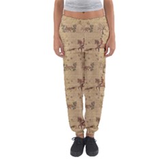 Foxhunt Horse And Hounds Women s Jogger Sweatpants by Abe731