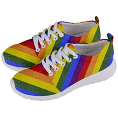 Lgbt Pride Motif Flag Pattern 1 Men s Lightweight Sports Shoes by dflcprintsclothing