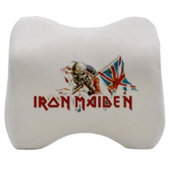 Iron Maiden Flag England Velour Head Support Cushion by youclothdesign