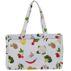 Fruits, Vegetables And Berries Canvas Work Bag by SychEva