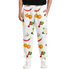 Fruits, Vegetables And Berries Men s Elastic Waist Pants by SychEva