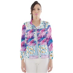 Blue Wavespastel Women s Windbreaker