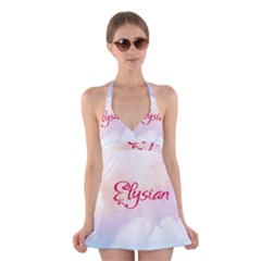 Elysian Halter Dress Swimsuit  by designsbymallika