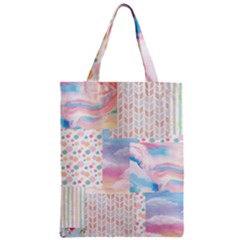 Pastel Love Zipper Classic Tote Bag