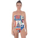 Travel With Love Tie Back One Piece Swimsuit View1