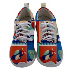 Travel With Love Athletic Shoes by designsbymallika