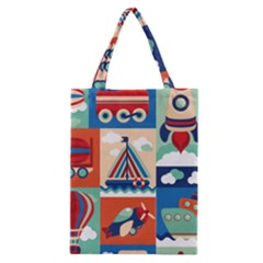 Travel With Love Classic Tote Bag by designsbymallika