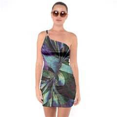 Cyclone One Soulder Bodycon Dress by MRNStudios