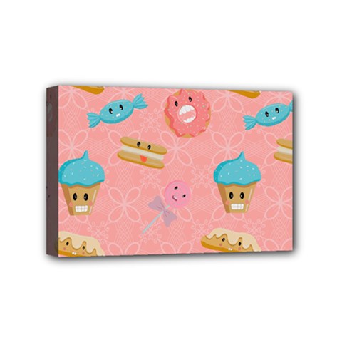 Toothy Sweets Mini Canvas 6  X 4  (stretched) by SychEva