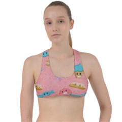 Toothy Sweets Criss Cross Racerback Sports Bra by SychEva