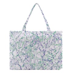 Splatter Abstract Bright Print Medium Tote Bag by dflcprintsclothing